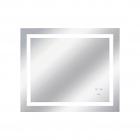Дзеркало настінне Mideya (MI8) 800х700 мм, прямокутне, з LED-підсвіткою Touch, антизапотіванням, димером, рег. яскравості, Reverse Qtap QTAP фото 3