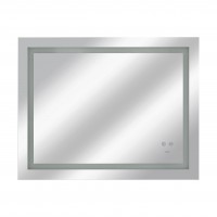 Дзеркало настінне Mideya (MI8) 900х700 мм, прямокутне, з LED-підсвіткою Touch, антизапотіванням, димером, рег. яскравості, Reverse Qtap QTAP фото 2