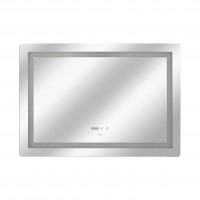 Дзеркало настінне Mideya (MI9) 1000х700 мм, прямокутне, з LED-підсвіткою Touch, антизапотіванням, димером, рег. яскравості Qtap QTAP фото 2