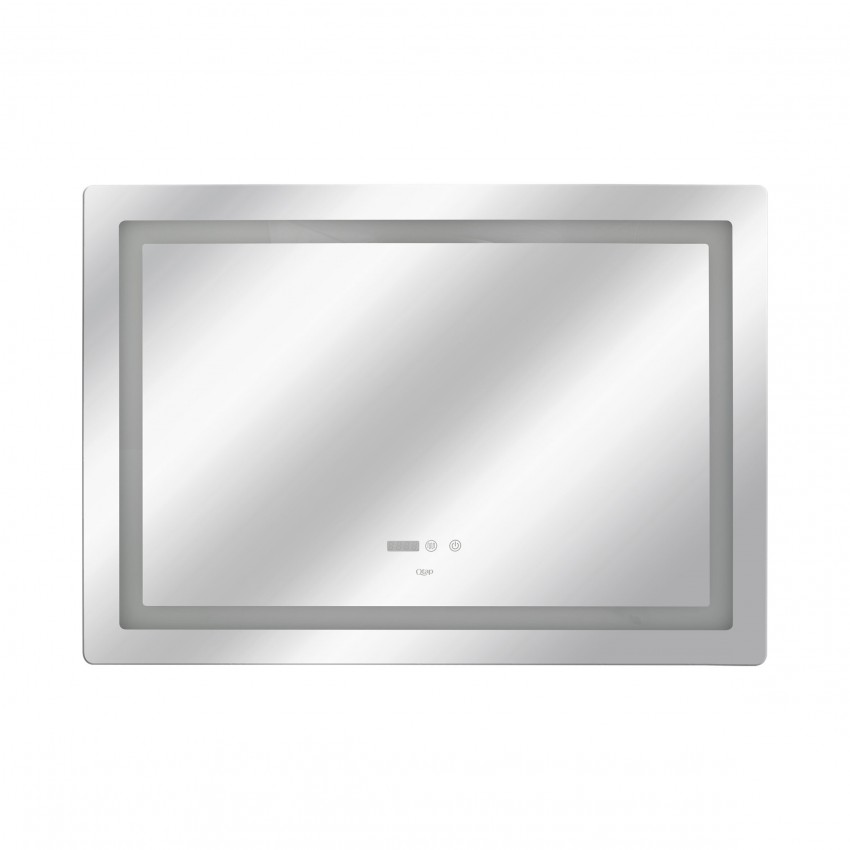 Дзеркало настінне Mideya (MI9) 1000х700 мм, прямокутне, з LED-підсвіткою Touch, антизапотіванням, димером, рег. яскравості Qtap QTAP фото 2