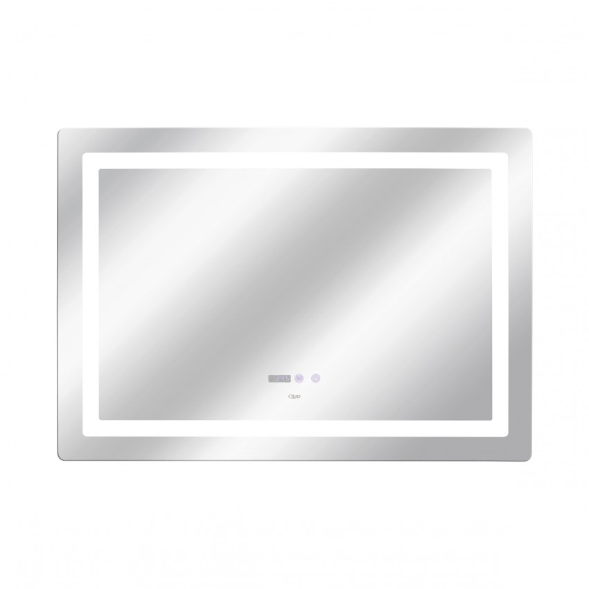 Дзеркало настінне Mideya (MI9) 1000х700 мм, прямокутне, з LED-підсвіткою Touch, антизапотіванням, димером, рег. яскравості Qtap QTAP фото 3