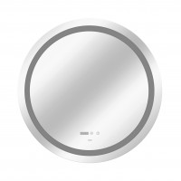 Дзеркало настінне Mideya (MI6) R800 мм, кругле, з LED-підсвіткою Touch, антизапотіванням, димером, рег. яскравості Qtap QTAP фото 2