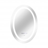 Дзеркало настінне Mideya (MI7) 500х700 мм, овальне, з LED-підсвіткою Touch, антизапотіванням, димером, рег. яскравості Qtap QTAP фото 3