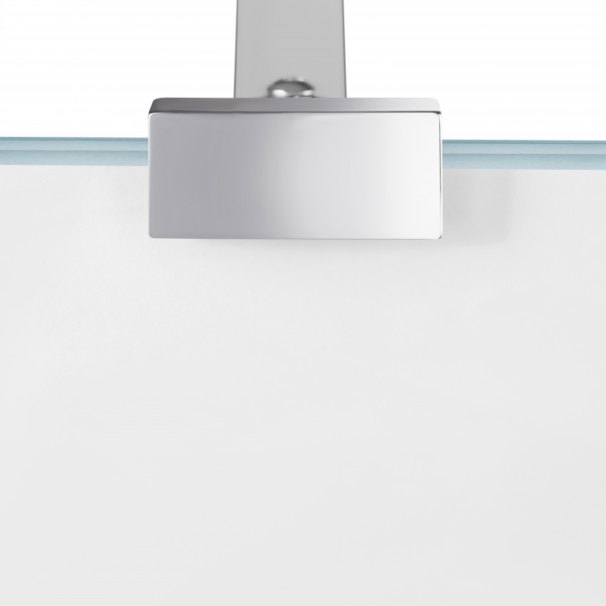 Стіна Walk-In Standard CRM209.C8, 90x200 см, скло 8 мм Clear, CalcLess, нерухома Qtap QTAP фото 3