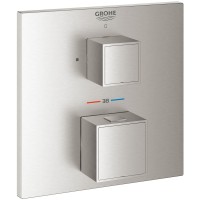 24153DC0 Grohtherm Cube Термостат д/душу, supersteel (1 сорт) GROHE