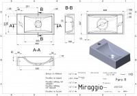 Умивальник FARO R Miraggio MIRAGGIO фото 1
