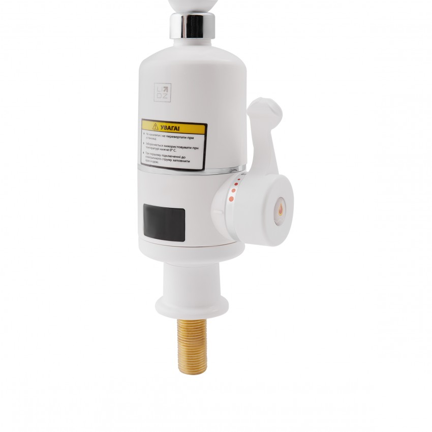 Проточний кран-водонагрівач кухонний Warm 057, White/Chrome для кухні LDWAR057WCR24983 Lidz LIDZ фото 2