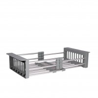 Кошик для кухонної мийки K01G, Chrome/Grey LIDZK01G Lidz LIDZ