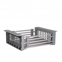 Кошик для кухонної мийки K01G, Chrome/Grey LIDZK01G Lidz LIDZ фото 2