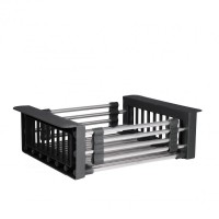 Кошик для кухонної мийки K01B, Chrome/Black LIDZK01B Lidz LIDZ фото 2