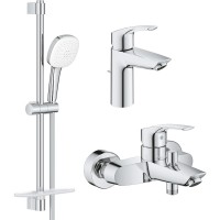 UA123238S3 Eurosmart Набір д/ванни (2змішувача+1душовий набір) (1 сорт) GROHE