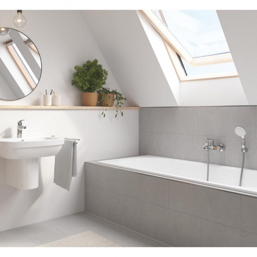 UA123238S3 Eurosmart Набір д/ванни (2змішувача+1душовий набір) (1 сорт) GROHE фото 2