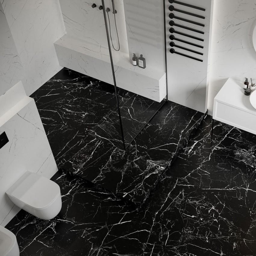 GRES MARMO MOROCCO BLACK RECT (1 сорт) CERRAD фото 2