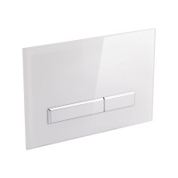 Комплект: Qtap Nest ST Інсталяція для унітазу 4 в 1 (Клавіша змиву 175х245х4 мм, Glass White, лінійна) QTAP фото 4