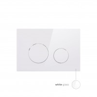 Клавіша змиву Nest 150x220x13 мм, White, кругла QT0111M11110W Qtap QTAP фото 3
