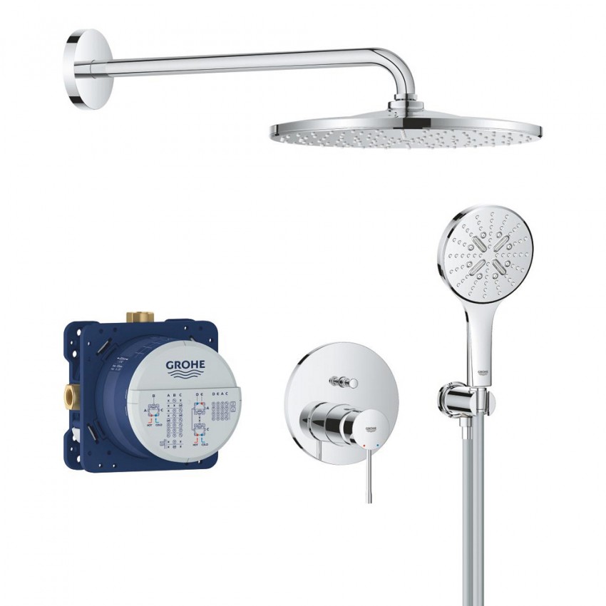 25287000 Essence Душова система прихованого монтажу, хром (1 сорт) GROHE