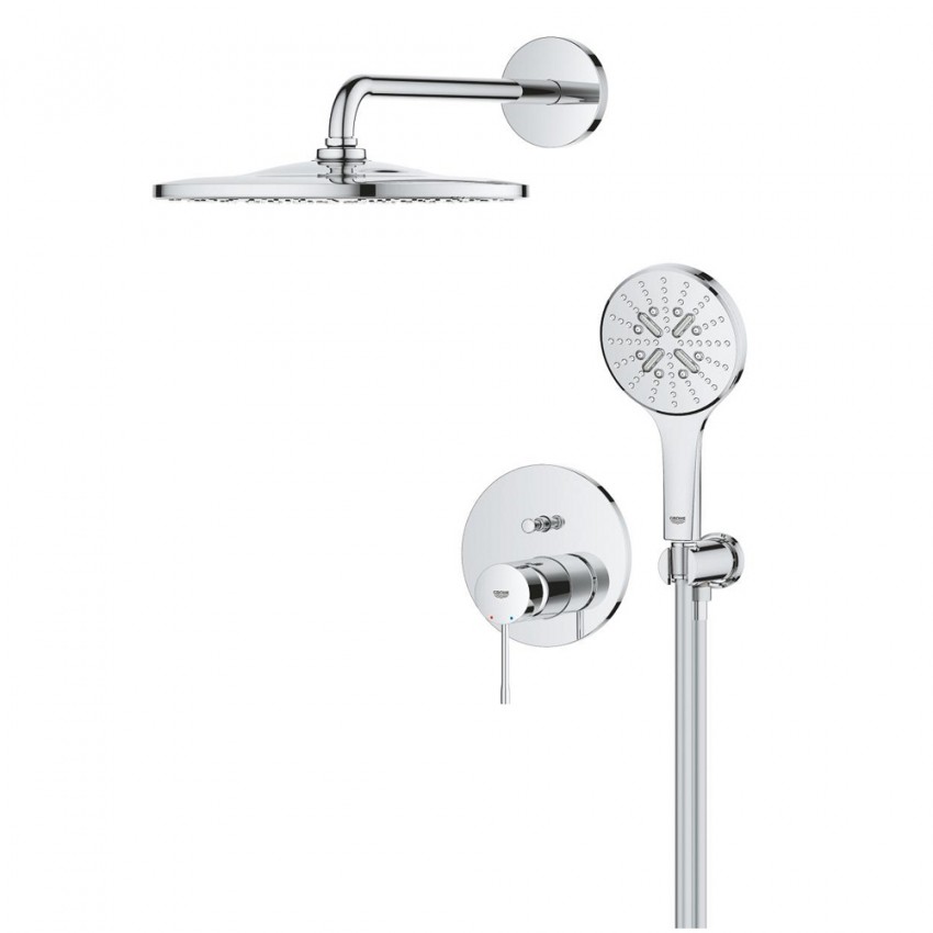 25287000 Essence Душова система прихованого монтажу, хром (1 сорт) GROHE фото 2