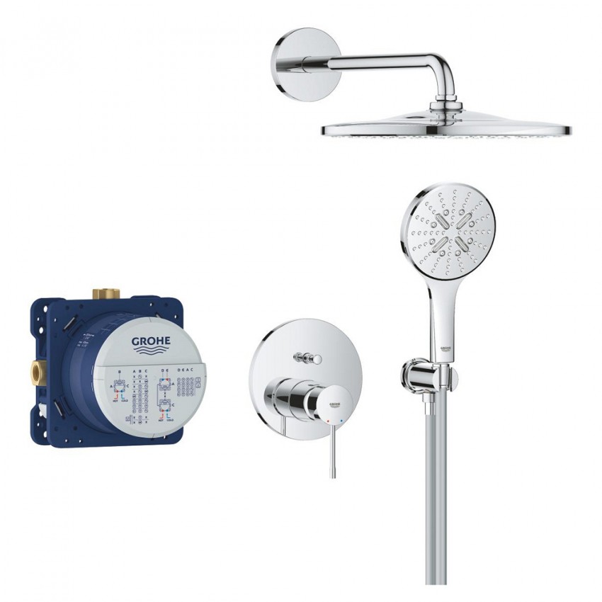 25287000 Essence Душова система прихованого монтажу, хром (1 сорт) GROHE фото 1