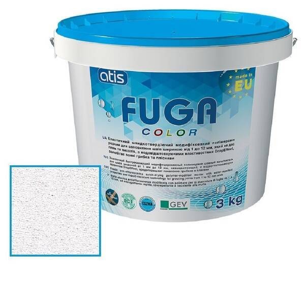 Зат Atis Fuga Color A 100/3кг білий ATIS FUGA