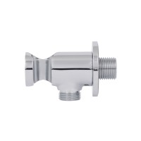 Підключення з тримачем для шланга Spojeni, Chrome округле QTCRMBH030 Qtap QTAP фото 3