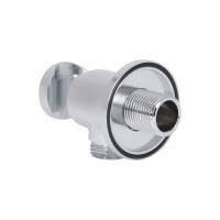 Підключення з тримачем для шланга Spojeni, Chrome округле QTCRMBH030 Qtap QTAP фото 2