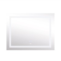 Дзеркало настінне Kubis (KU1) 1000х800 мм, прямокутне, з LED-підсвічуванням Touch, антизапотіванням, димером, рег. яскравості Lidz LIDZ фото 3