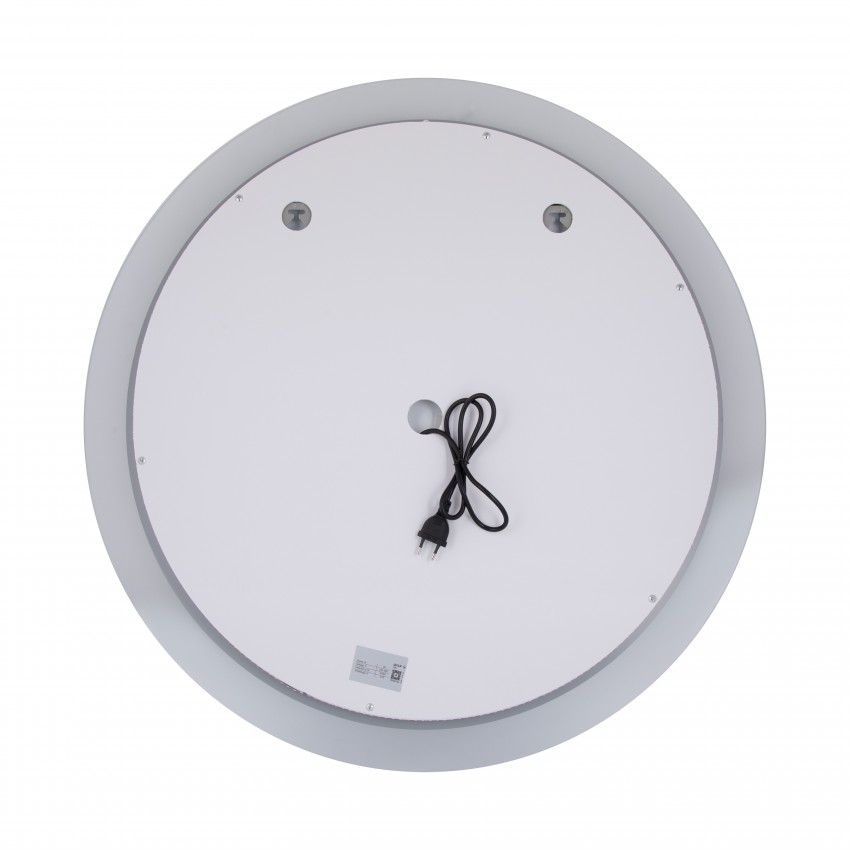 Дзеркало настінне Taurus (TA1) R800 мм, кругле, з LED-підсвіткою Touch, антизапотіванням, димером, рег. темп. кольору (3000-6500K) Qtap QTAP фото 4