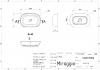 Умивальник SANTORINI Miraggio MIRAGGIO фото 1