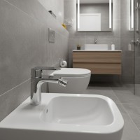 43116141 IVEN Змішувач д/біде з дон. клап. 01011100, хром (1 сорт) DEVIT фото 4