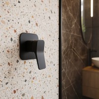 81017120B UP Змішувач прихованого монтажу д/душу, чорний матовий (1 сорт) DEVIT фото 2