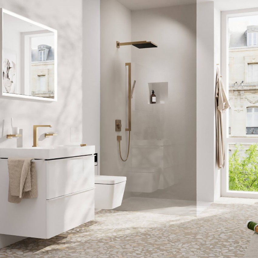 24337140 HG Тримач верхнього душу 390, brushed bronze (1 сорт) HANSGROHE фото 3