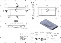 Умивальник FLY 1000 Miraggio MIRAGGIO фото 1