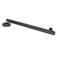 Кронштейн для верхнього душу Trubice, 400 мм, Matt Black округлий QTTRU120BLM45927 Qtap QTAP фото 3