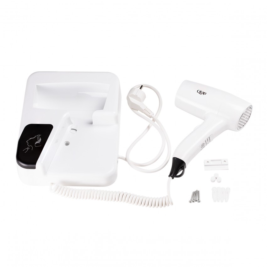 Фен із тримачем Pohodli, 1200 Вт, White QTF1200RNP Qtap QTAP фото 4
