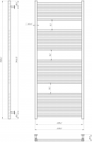 INOX Гера 1500х630/600 MARIO