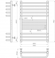 INOX Гера-Люкс  770х530/500