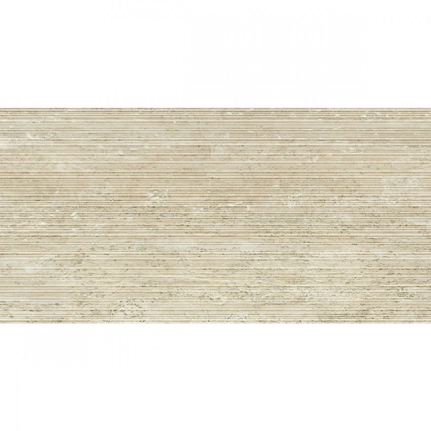 TR03BAR TRAV.BEIGE VEIN CUT RIBBED SQ. 120X60 (1 сорт) ITALGRANITI