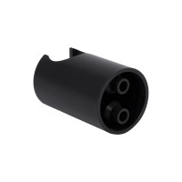 Тримач для ручного душу Spojeni, Matt Black округлий QT829910842854OB Qtap QTAP фото 2