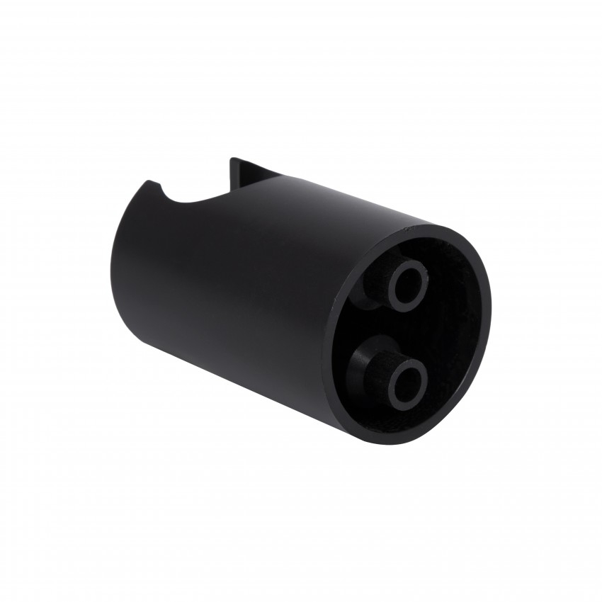 Тримач для ручного душу Spojeni, Matt Black округлий QT829910842854OB Qtap QTAP фото 2