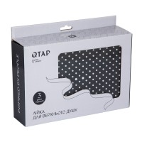 Лійка для верхнього душу Hlavova, 300x200 мм, Matt Black прямокутна QTHLA107BLM45783 Qtap QTAP фото 4