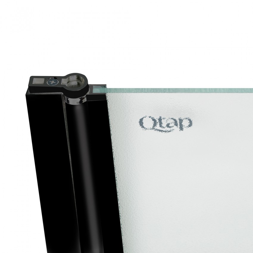 Шторка для ванни Standard BLM407513APL, 75x130 см, скло 6 мм Pear, розпашна, ліва Qtap QTAP фото 3