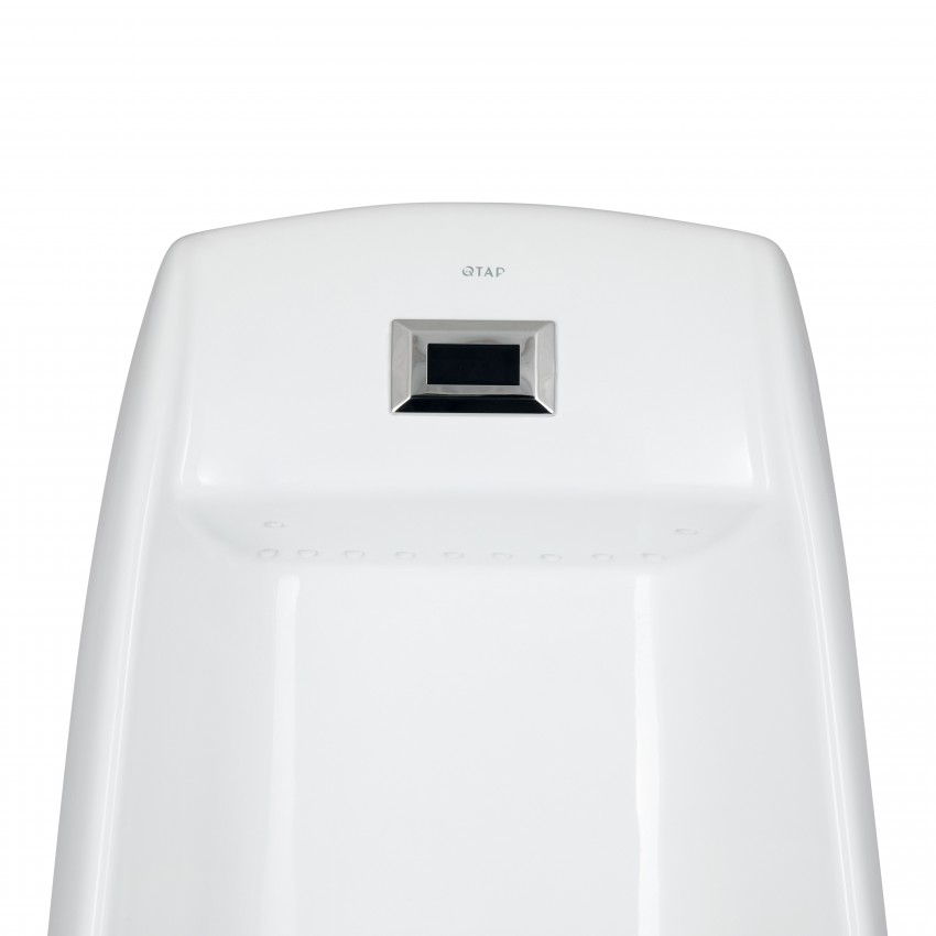 Пісуар підлоговий Scorpio 430х370х990 мм, White з ІК-датчиком автоматичного змивання, заднє підведення, нижній вихід QT1488101HW Qtap QTAP фото 4
