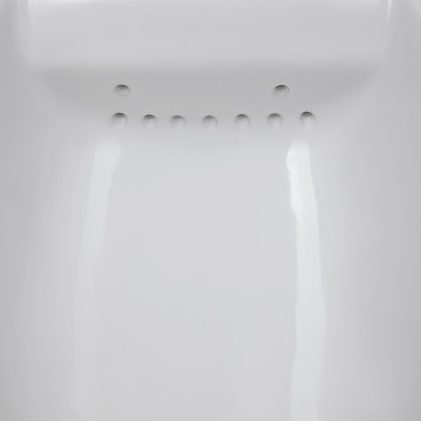 Пісуар підвісний Stork 350х310х685 мм, White з ІК-датчиком автоматичного змивання, заднє підведення, задній вихід QT1588102HW Qtap QTAP фото 4