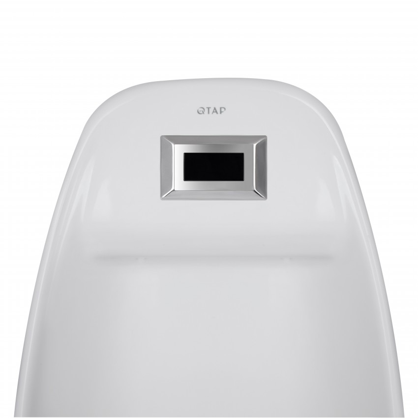 Пісуар підвісний Stork 350х310х685 мм, White з ІК-датчиком автоматичного змивання, заднє підведення, задній вихід QT1588102HW Qtap QTAP фото 3