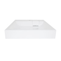 Раковина на пральну машину Arvin 595x595x115 мм, White, квадратна, без донного клапана QTARV2365WHI48575 Qtap QTAP фото 2