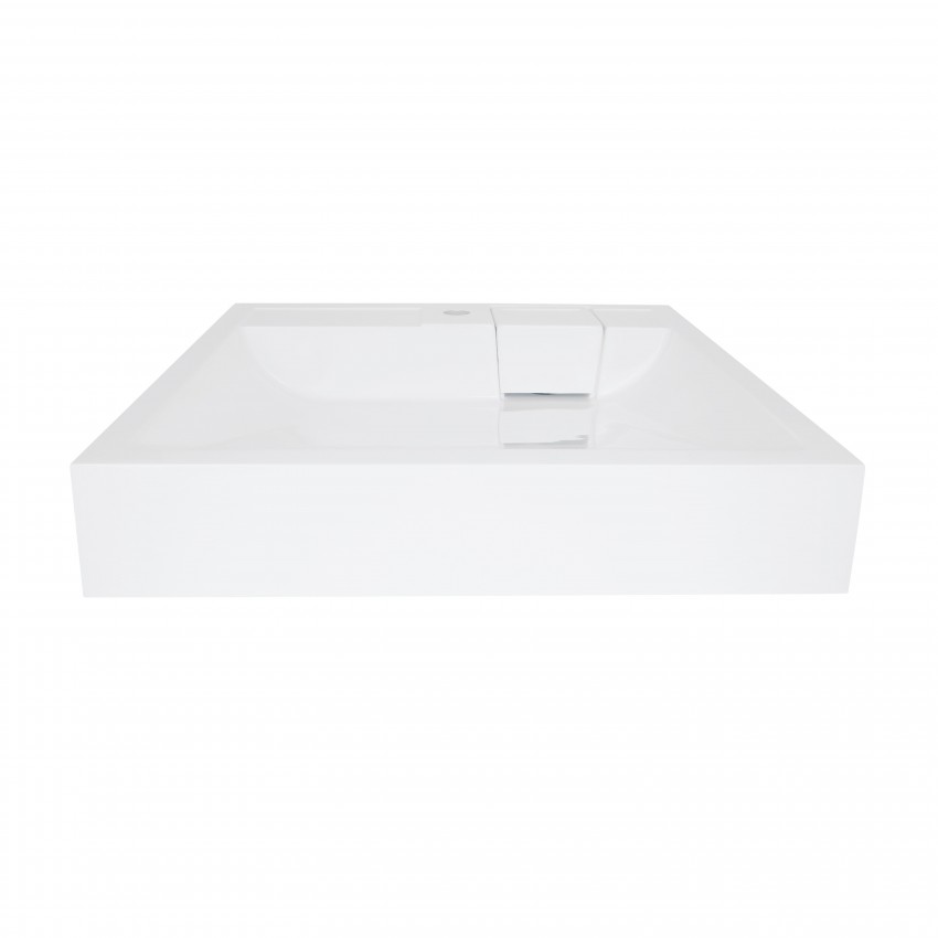 Раковина на пральну машину Arvin 595x595x115 мм, White, квадратна, без донного клапана QTARV2365WHI48575 Qtap QTAP фото 2