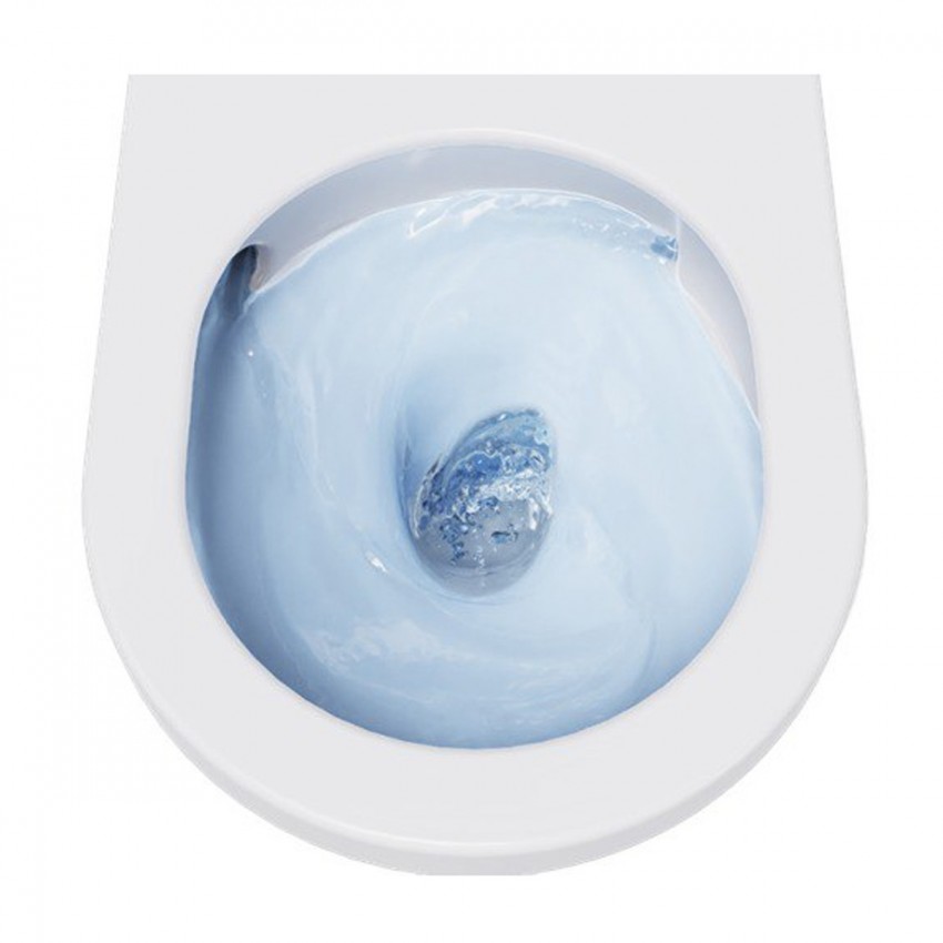 3030140G ART 3.0 Підвісний безобідковий унітаз з кришкою soft-close, Vortex Flush, сірий мат (1 сорт) DEVIT фото 3