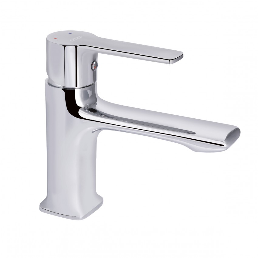 Змішувач для раковини низький Taurus, Chrome (k35) QTTAU270CRM45659 Qtap QTAP