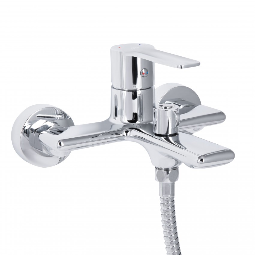 Змішувач для ванни Taurus, Chrome (k35) з душовим гарнітуром QTTAU259CRM45661 Qtap QTAP фото 2