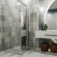 SE2340 ART 3.0 Кабіна душова, прямокутна, розсувна, 1200*800 мм, без піддона, скло прозоре, хром (1 сорт) DEVIT фото 2